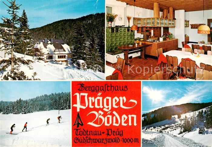 Praeg Berggasthaus Praeger Boeden Gaststube Skilaeufer Panorama