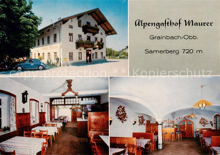 Grainbach Samerberg Alpengasthof Maurer Gastraeume