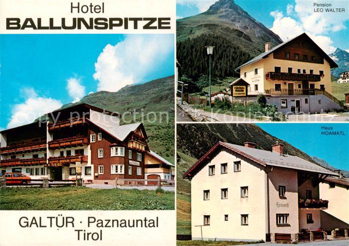 Galtuer Tirol Hotel Ballunspitze Pension Walter Haus Hoamatl