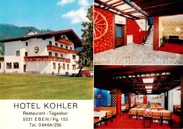 Eben Pongau Salzburg AT Hotel Kohler Restaurant Tagesbar