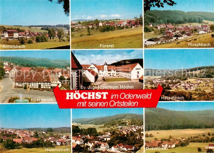 Hoechst Odenwald Annelsbach Forstel Pfirschbach Hassenroth Ev Jugendzentrum Hets