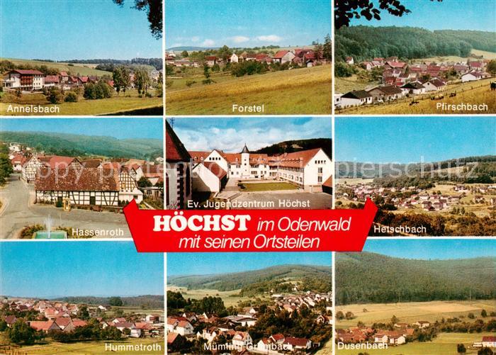 Hoechst Odenwald Annelsbach Forstel Pfirschbach Hassenroth Ev Jugendzentrum Hets