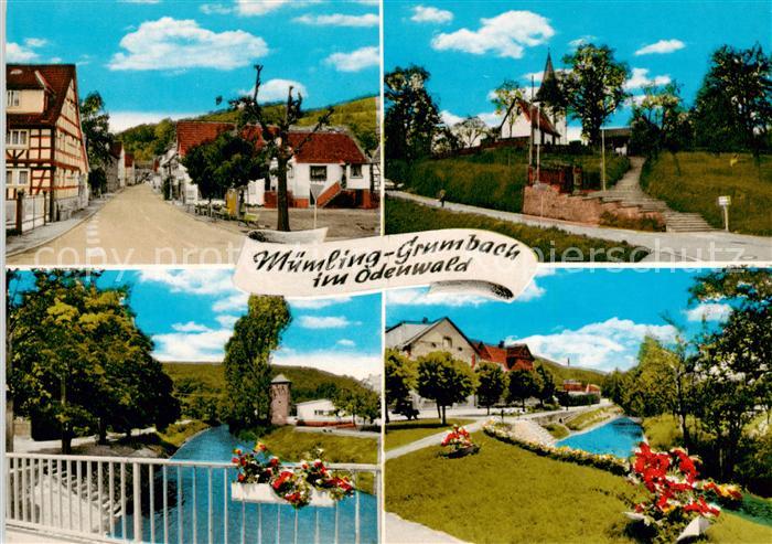 Muemling-Grumbach Strassen und Ortspartien