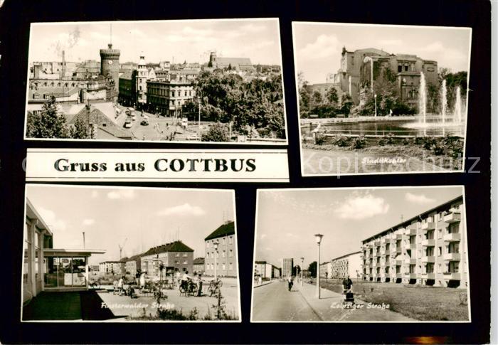 Cottbus Stadttheater Finsterwalder Strasse Leipziger Strasse