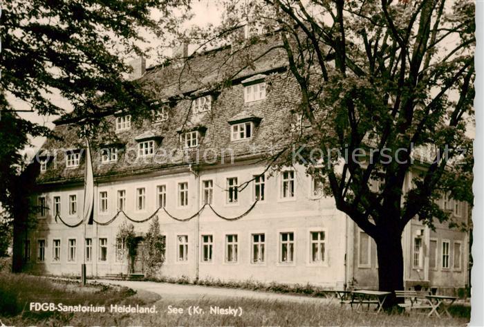 See Niesky FDGB Sanatorium Heideland