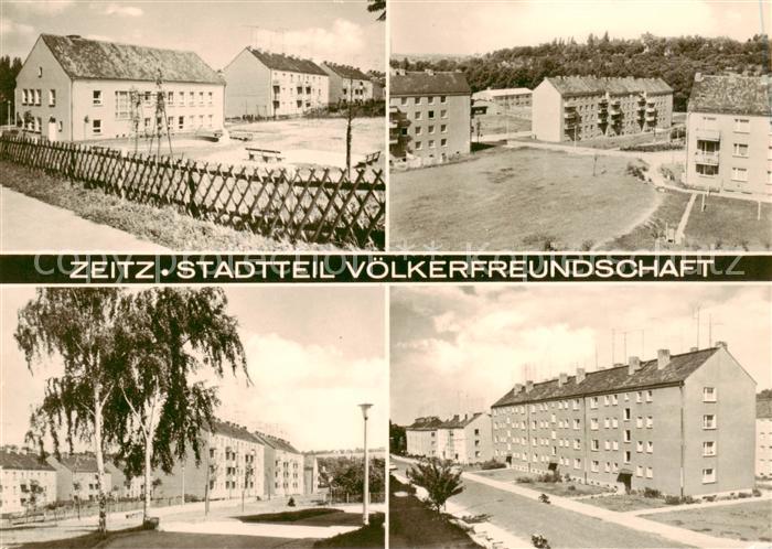 ZEITZ Sachsen-Anhalt Stadtteil Voelkerfreundschaft