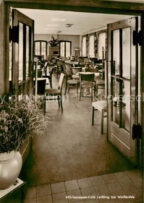 Weissenfels Saale HO Terrassen Cafe Leissling
