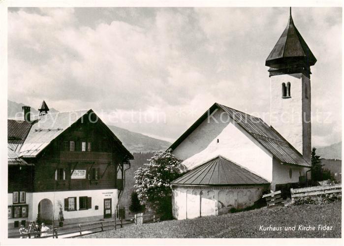 Fidaz GR Kurhaus und Kirche