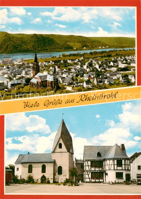 Rheinbrohl Panorama Kirche