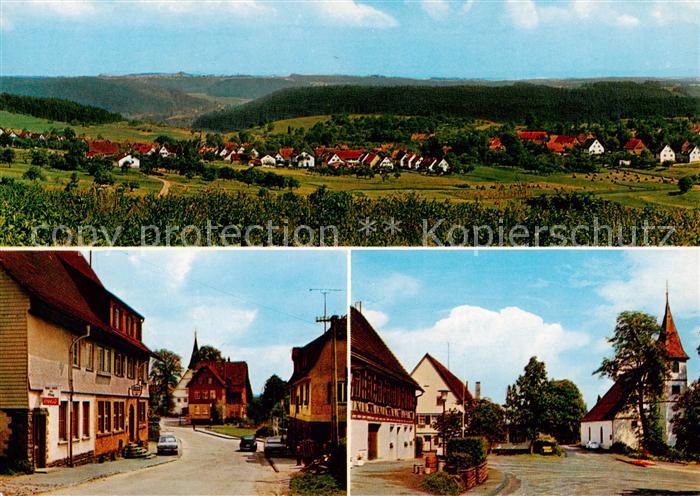 Dietersweiler Panorama Ortspartien mit Kirche