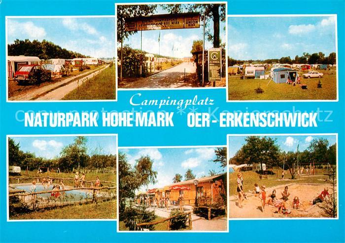 Oer-Erkenschwick Campingplatz Naturpark Hohe Mark Teilansichten