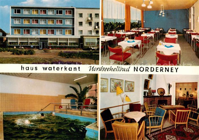 Norderney Nordseebad Haus Waterkant Gastraeume Hallenbad