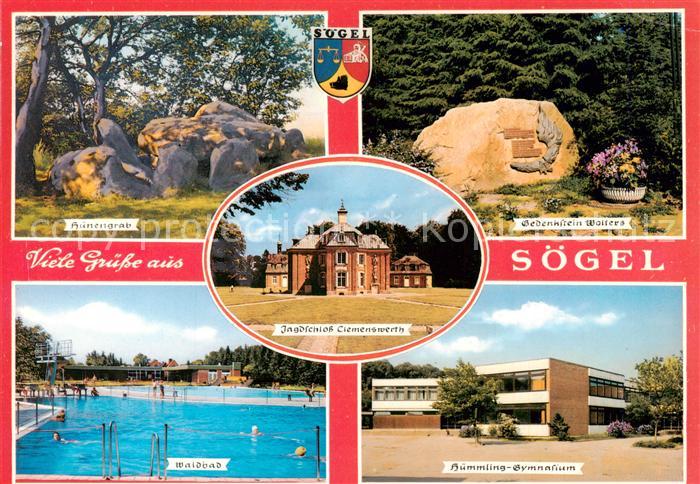 Soegel Huenengrab Gedenkstein Wolfers Waldbad Huemmling Gymnasium