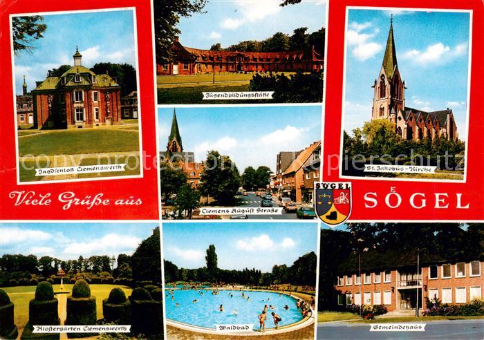 Soegel Jagdschloss Clemenswerth Jugendbildungsstaette Clemens August Strasse St