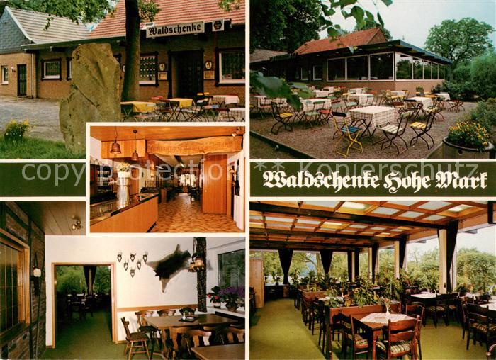 Lippramsdorf Gaststaette Waldschenke Hohe Mark Freiterrasse Gastraeume