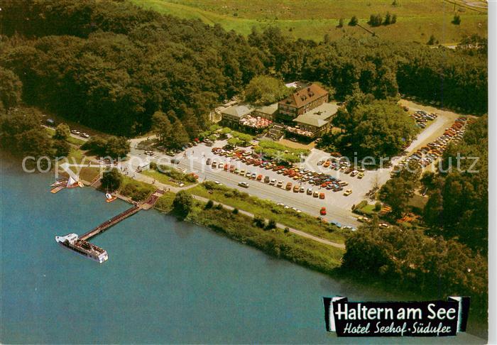Haltern See Hotel Seehof Suedufer Fliegeraufnahme