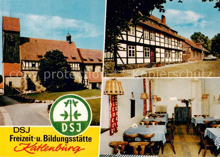 Katlenburg DSJ Freizeit und Bildungsstaette Fachwerkhaus Gastraum