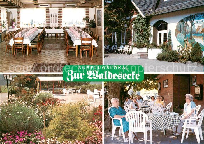 Stadtlohn-Bueren Ausflugslokal Zur Waldesecke Speisesaal Garten Terrasse