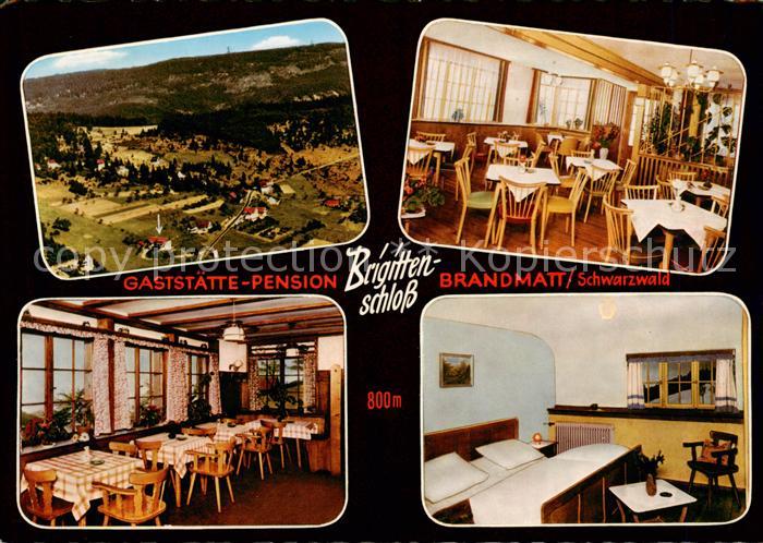 Brandmatt Sasbachwalden Fliegeraufnahme Gaststaette Pension Brigitten Schloss Ga