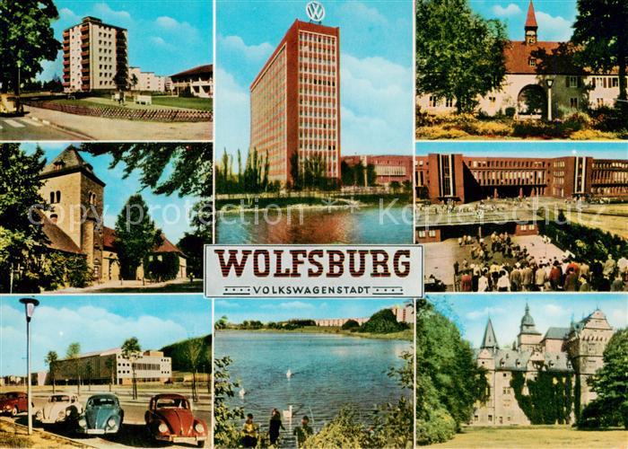 Wolfsburg Volkswagenstadt Teilansichten Schloss