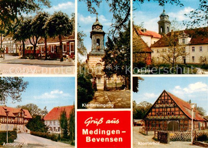 Medingen Bad Bevensen Hotel Vier Linden Kloster Klostereingang Amtsgericht Klost