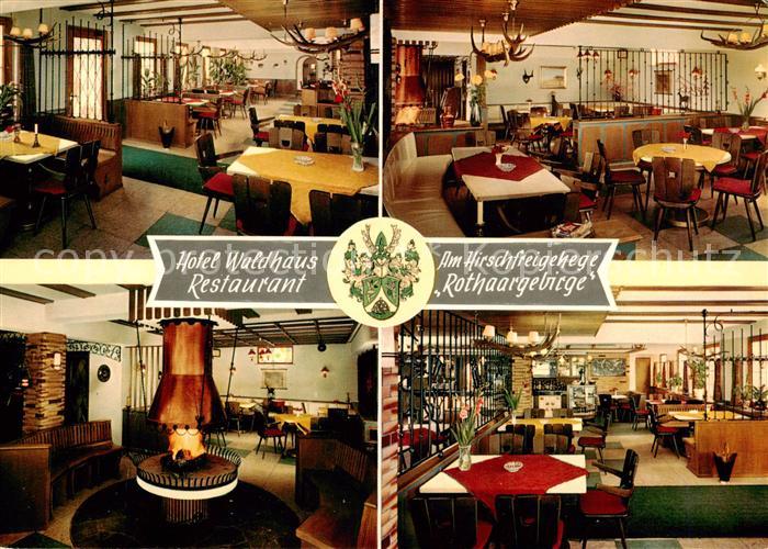 Oberhundem Hotel Waldhaus Restaurant Am Hirschfreigehege Rothaargebirge Gastraeu