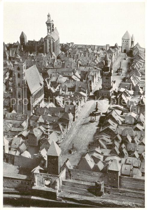 Muenchen Bayern Stadtmodell Straubing