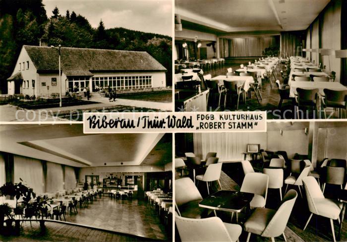 Biberau FDGB Kulturhaus Robert Stamm Speisesaal TV Raum