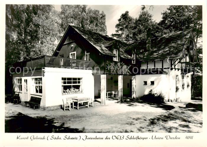 Gohrisch Ferienheim des VEB Schleifkoerper Union Dresden
