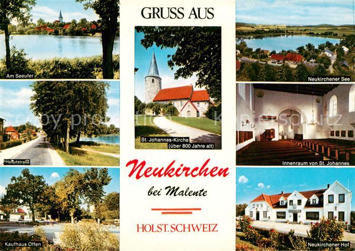 Neukirchen Oldenburg Am Seeufer Hauptstrasse Kaufhaus Otten St Johannes Kirche N