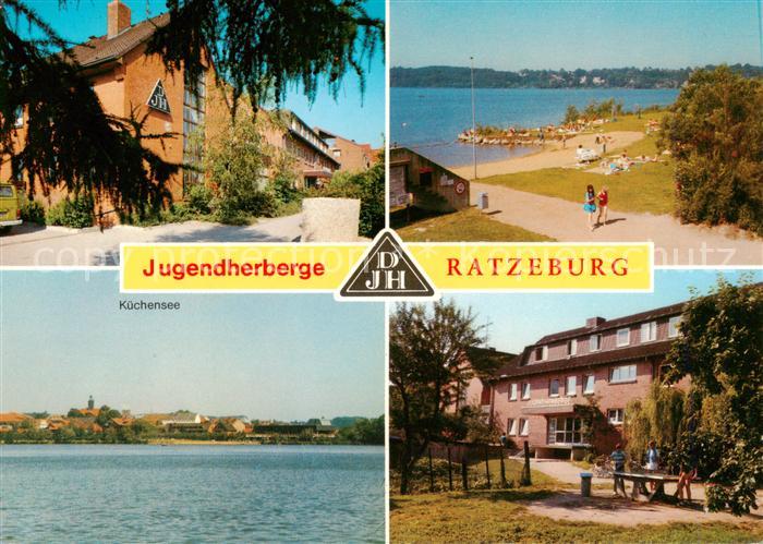 Ratzeburg Schleswig-Holstein Jugendherberge Kuechensee Strand