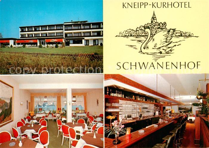 Moelln  Lauenburg Kneipp Kurhotel Schwanenhof Gastraum Bar