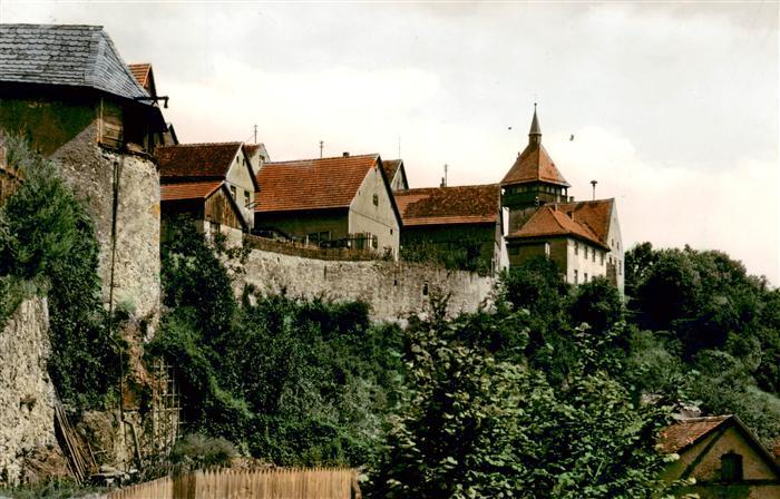 Hollfeld Motiv an der Stadtmauer Sommerfrische