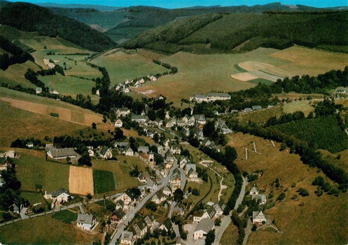Westfeld Sauerland Fliegeraufnahme
