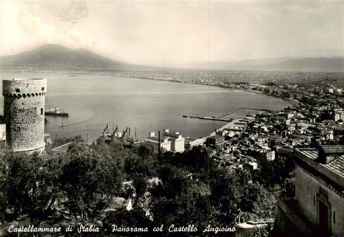 Castellammare di Stabia Panorama col Castello Angioino