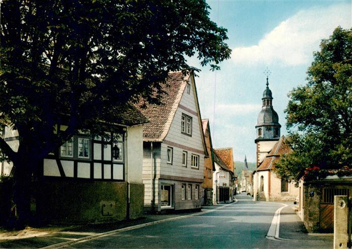 Neustadt Odenwald Zentrum Blick zur Kirche