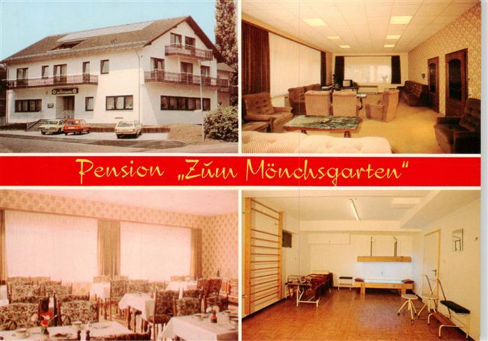 Wehrden Pension zum Moenchsgarten Gastraum Gymnastikraum