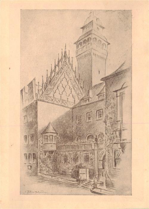 ZEITZ Sachsen-Anhalt Rathaus spaetgotischer Giebel 16. Jhdt. Festpostkarte anlae