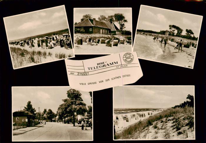 Zingst Ostseebad Reisetelegramm Strand Ortsstrasse