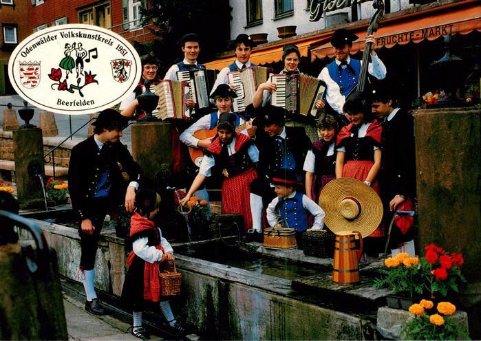 Beerfelden Odenwald Odenwaelder Volkskunstkreis 1951