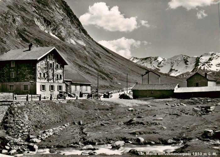 Lukmanierpass 1916m Lucomagno TI Gasthaus Sta Maria