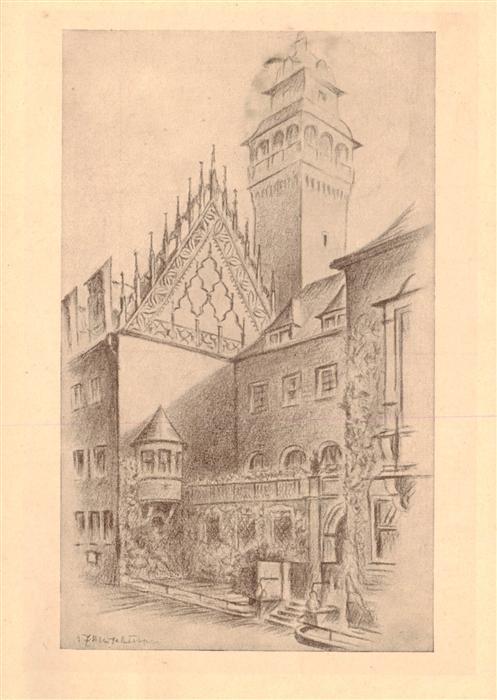 ZEITZ Sachsen-Anhalt Rathaus spaetgotischer Giebel 16. Jhdt. Festpostkarte anlae