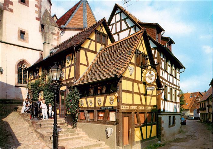 Michelstadt Elefantenhaus Historisches Gebaeude Fachwerkhaus Altstadt