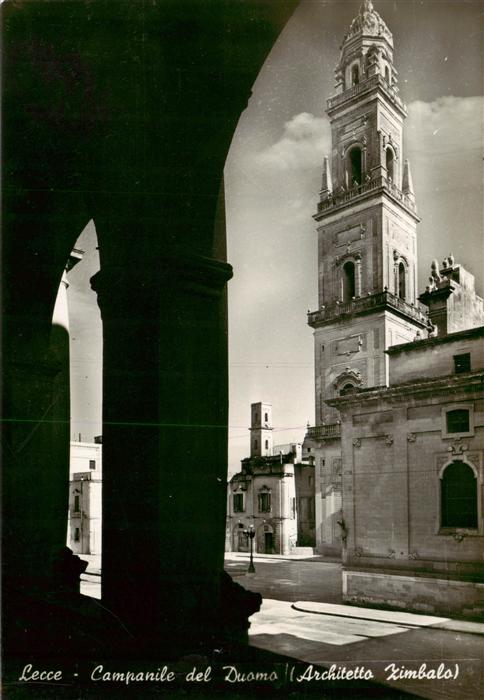 Lecce Puglia Campanile del Duomo Architetto Zimbalo