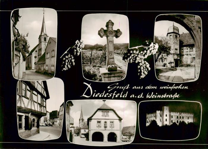 Diedesfeld Kirche Kreuz Schloss Dorfstrasse Rathaus