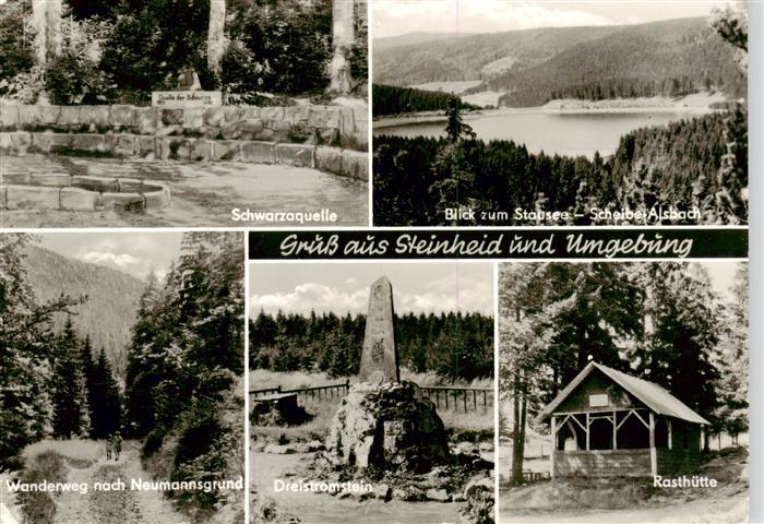 Steinheid Schwarzaquelle Stausee Scheibe Alsbach Neumannsgrund Dreistromstein Ra