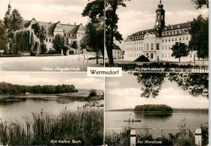 Wermsdorf Ehem Jagdschloss Hubertusburg Am tiefen Teich Am Horstsee