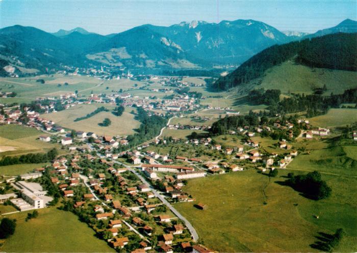 Hausham Fliegeraufnahme mit Schliersee und Rotwand