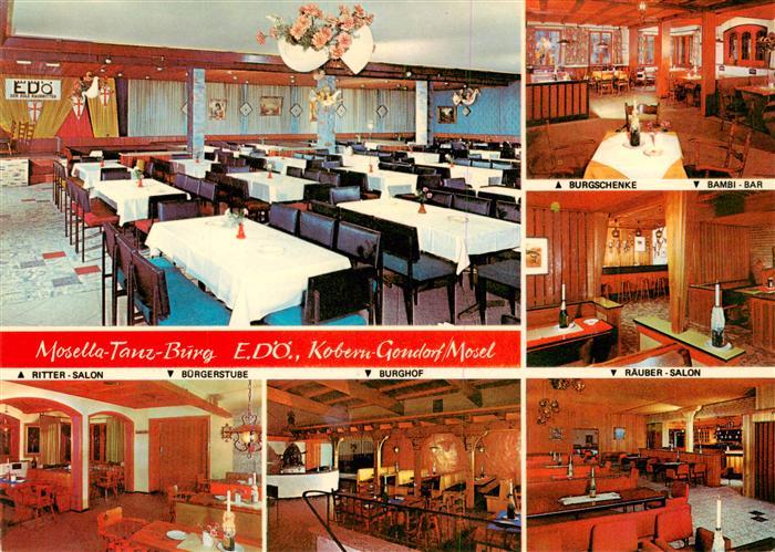 Kobern-Gondorf Mosel Mosella Tanz Burg Burgschenke Rittersalon Buergerstube Burg