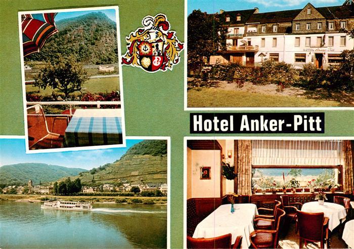 Moselkern Hotel Anker Pitt Terrasse Park Gaststube Rheinpartie